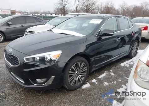 2014 Kia Cadenza Premium из США, поврежденный, VIN KNALN4D70E5148590